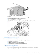 Предварительный просмотр 38 страницы HP 418800-B21 - StorageWorks Modular Smart Array 70 Storage Enclosure Maintenance And Service Manual