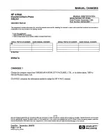 HP 4194A Manual Change предпросмотр