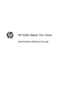 HP 4320t - Mobile Thin Client Reference Manual preview