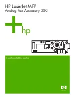 HP 4345xm - LaserJet Mfp B/W Laser Supplementary Manual preview