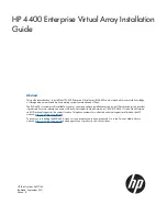 Предварительный просмотр 1 страницы HP 4400 Enterprise Installation Manual