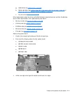 Предварительный просмотр 125 страницы HP 4510s - ProBook - Celeron 1.8 GHz Maintenance And Service Manual