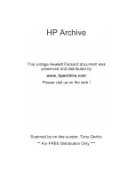 HP 460BR Operating And Servicing Manual preview