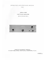 Preview for 3 page of HP 460BR Operating And Servicing Manual