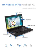 Preview for 3 page of HP 4710s - ProBook - Core 2 Duo 2.53 GHz Specifications