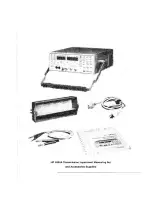 Предварительный просмотр 2 страницы HP 4934A Operating And Calibration Manual