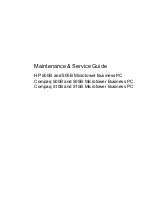 HP 510B - Minitower PC Maintenance And Service Manual preview