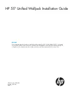 Предварительный просмотр 1 страницы HP 517 Installation Manual