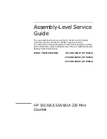 Preview for 3 page of HP 53131A Assembly And Service Manual