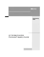 Preview for 1 page of HP 53150A Series Programming Manual