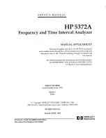 Preview for 147 page of HP 5372A Manual