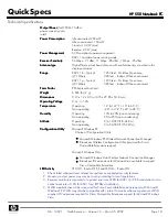 Preview for 18 page of HP 550 - Notebook PC Specification