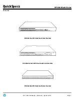 HP 5500-24G-SFP EI TAA Quickspecs предпросмотр