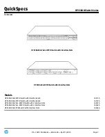 Preview for 2 page of HP 5500-24G-SFP EI TAA Quickspecs