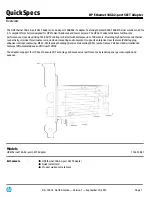 Предварительный просмотр 1 страницы HP 561T Specification