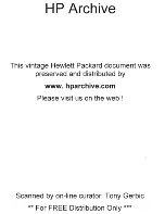 HP 562A Operating Instructions Manual preview