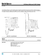 Предварительный просмотр 1 страницы HP 571SFP Specification