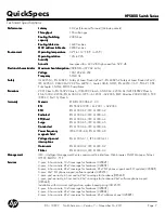 Preview for 7 page of HP 5800-24G Quickspecs