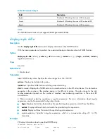 Предварительный просмотр 85 страницы HP 5800 Command Reference Manual