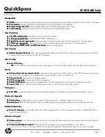 Preview for 2 page of HP 5810-48G Quickspecs