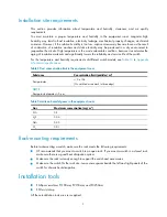 Preview for 6 page of HP 5830 series Installation Manual