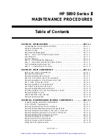 Preview for 3 page of HP 5890 Series II Service Manual