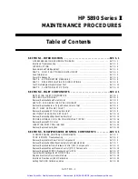 Предварительный просмотр 3 страницы HP 5890 Series II Service Manual