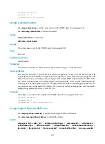 Preview for 268 page of HP 5900 Command Reference Manual