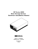 HP 6000 SERIES Hardware Installation Manual предпросмотр