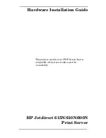 Preview for 3 page of HP 600N - JetDirect Print Server Hardware Installation Manual