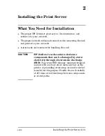 Preview for 11 page of HP 600N - JetDirect Print Server Hardware Installation Manual
