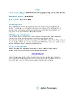 HP 6102A Operating And Service Manual preview