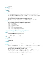 Preview for 31 page of HP 6125G Command Reference Manual