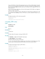 Preview for 152 page of HP 6125G Command Reference Manual