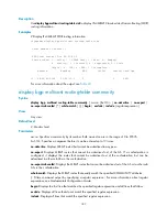 Preview for 199 page of HP 6125G Command Reference Manual