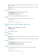 Preview for 208 page of HP 6125G Command Reference Manual