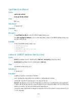 Preview for 210 page of HP 6125G Command Reference Manual