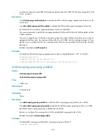 Preview for 251 page of HP 6125G Command Reference Manual