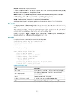 Preview for 269 page of HP 6125G Command Reference Manual