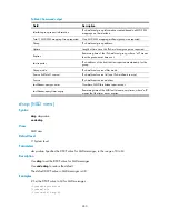 Preview for 292 page of HP 6125G Command Reference Manual