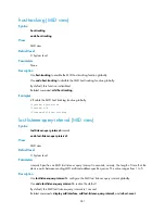 Preview for 293 page of HP 6125G Command Reference Manual