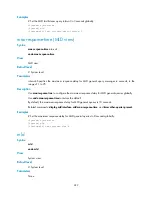 Preview for 294 page of HP 6125G Command Reference Manual