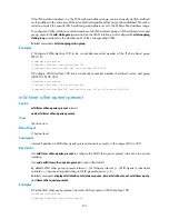 Preview for 305 page of HP 6125G Command Reference Manual