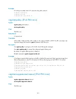 Preview for 357 page of HP 6125G Command Reference Manual