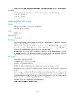 Preview for 364 page of HP 6125G Command Reference Manual