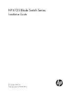 HP 6125G Installation Manual предпросмотр