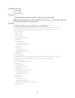 Preview for 422 page of HP 6125XLG Command Reference Manual