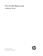 Preview for 1 page of HP 6125XLG Installation Manual