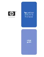 Предварительный просмотр 1 страницы HP 615N - JetDirect Print Server Setup Manual