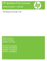 Предварительный просмотр 1 страницы HP 635n - JetDirect IPv6/IPsec Print Server Administrator'S Manual